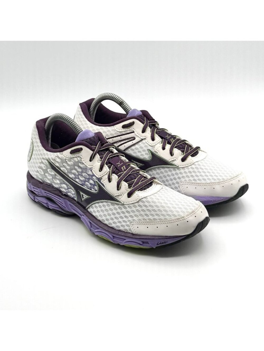Mizuno Wave Inspire 11 White/Purple Women's Size 8.5 Training Shoes VGC!